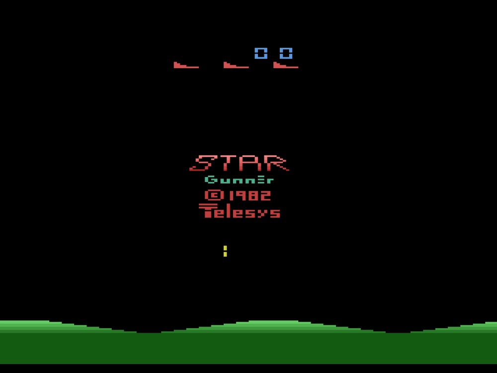 Title Screen of Stargunner for Atari 2600